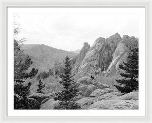 Vintage Scenic View Of Cathedral Park - Framed Print