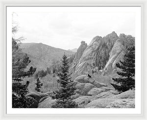 Vintage Scenic View Of Cathedral Park - Framed Print