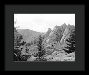 Vintage Scenic View Of Cathedral Park - Framed Print