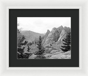 Vintage Scenic View Of Cathedral Park - Framed Print