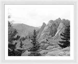 Vintage Scenic View Of Cathedral Park - Framed Print