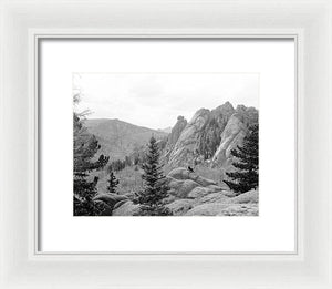 Vintage Scenic View Of Cathedral Park - Framed Print