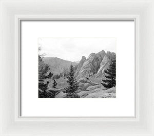 Vintage Scenic View Of Cathedral Park - Framed Print