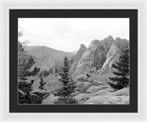 Vintage Scenic View Of Cathedral Park - Framed Print