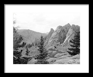 Vintage Scenic View Of Cathedral Park - Framed Print