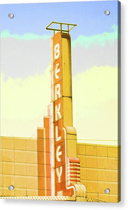 Vintage Sign - Berkley - Acrylic Print