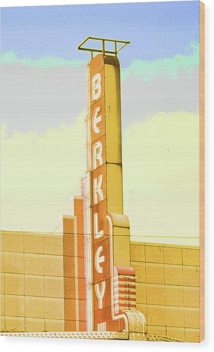 Vintage Sign - Berkley - Wood Print