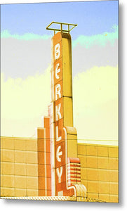 Vintage Sign - Berkley - Metal Print