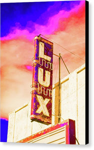 Vintage Sign - Lux - Canvas Print