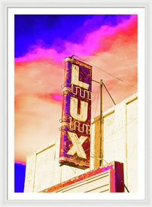 Vintage Sign - Lux - Framed Print