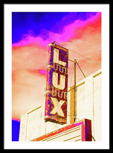 Vintage Sign - Lux - Framed Print