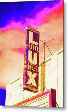 Vintage Sign - Lux - Metal Print