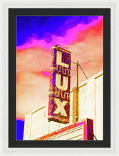 Load image into Gallery viewer, Vintage Sign - Lux - Framed Print