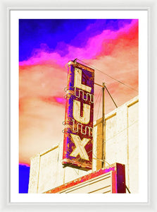 Vintage Sign - Lux - Framed Print