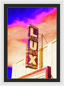 Vintage Sign - Lux - Framed Print