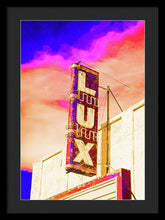 Load image into Gallery viewer, Vintage Sign - Lux - Framed Print