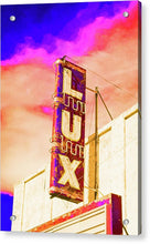 Load image into Gallery viewer, Vintage Sign - Lux - Acrylic Print