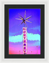 Load image into Gallery viewer, Vintage Sign - Monterey - Framed Print