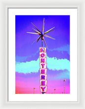 Load image into Gallery viewer, Vintage Sign - Monterey - Framed Print