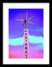 Load image into Gallery viewer, Vintage Sign - Monterey - Framed Print