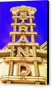 Vintage Sign - Strand - Canvas Print