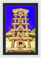 Load image into Gallery viewer, Vintage Sign - Strand - Framed Print