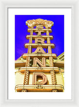 Load image into Gallery viewer, Vintage Sign - Strand - Framed Print