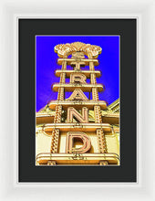 Load image into Gallery viewer, Vintage Sign - Strand - Framed Print