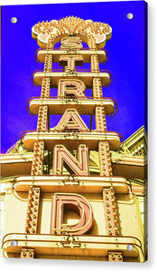 Vintage Sign - Strand - Acrylic Print