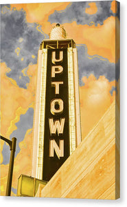 Vintage Sign - Uptown - Canvas Print