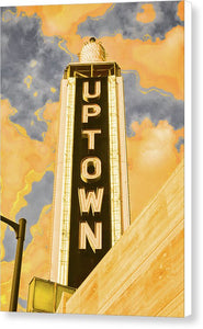 Vintage Sign - Uptown - Canvas Print