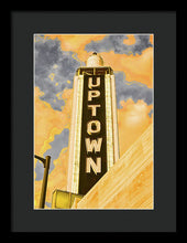 Load image into Gallery viewer, Vintage Sign - Uptown - Framed Print