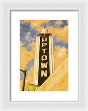 Load image into Gallery viewer, Vintage Sign - Uptown - Framed Print