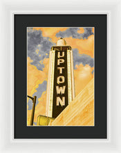 Load image into Gallery viewer, Vintage Sign - Uptown - Framed Print