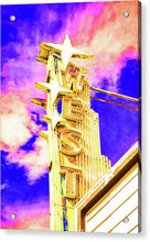 Load image into Gallery viewer, Vintage Sign - West - Acrylic Print