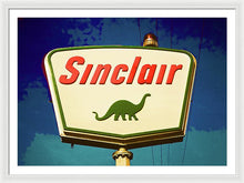 Load image into Gallery viewer, Vintage Sinclair Gas Sign - Framed Print