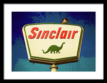 Load image into Gallery viewer, Vintage Sinclair Gas Sign - Framed Print