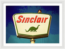 Load image into Gallery viewer, Vintage Sinclair Gas Sign - Framed Print