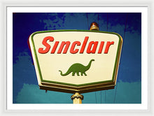 Load image into Gallery viewer, Vintage Sinclair Gas Sign - Framed Print