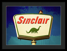 Load image into Gallery viewer, Vintage Sinclair Gas Sign - Framed Print