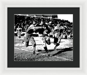 Vintage Sports - Football - Framed Print