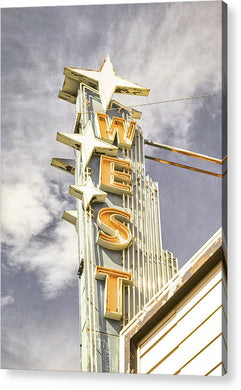 Vintage Thater Sign - Acrylic Print