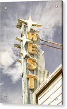 Load image into Gallery viewer, Vintage Thater Sign - Acrylic Print