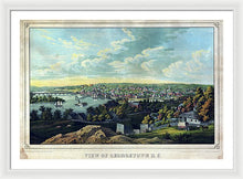 Load image into Gallery viewer, Old Map Of Washington D C 1855 - Georgetown - Framed Print