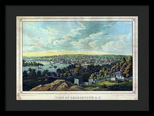 Load image into Gallery viewer, Old Map Of Washington D C 1855 - Georgetown - Framed Print