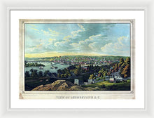 Load image into Gallery viewer, Old Map Of Washington D C 1855 - Georgetown - Framed Print