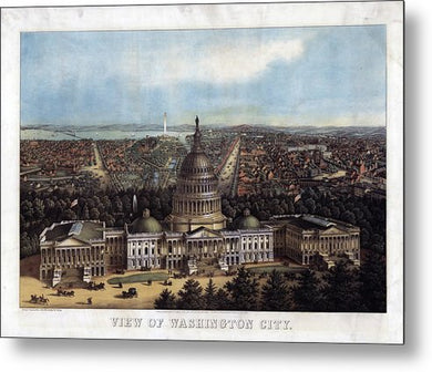 Washington D.c. 1871 - Metal Print