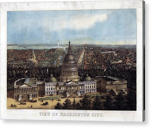 Old Map Of Washington D.c. 1871 - Acrylic Print